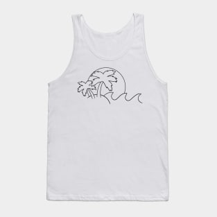 Beach Scene Tank Top